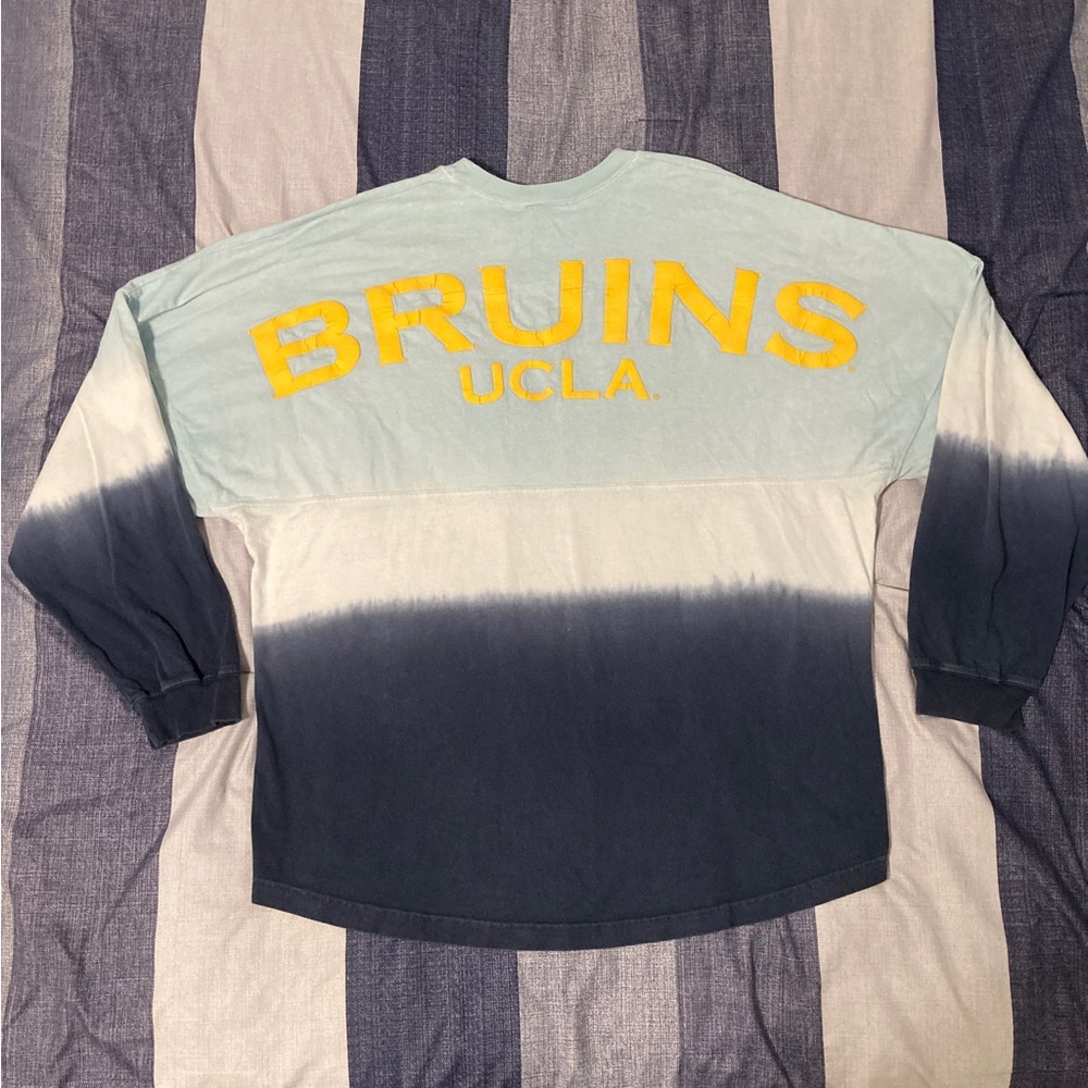 UCLA Bruins Mens Spirit Jersey Sz XL Tie Dye Colorblock Longsleeve